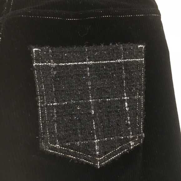 NWT Chanel Black Velvet Pants 16B tweed pockets 40 - Picture 7 of 8